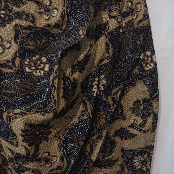 WOMEN'S CALVIN KLEIN SPORT FLORAL PLEATED WRAP MIDI SKIRT SIZE 12 - Picture 8 of 9